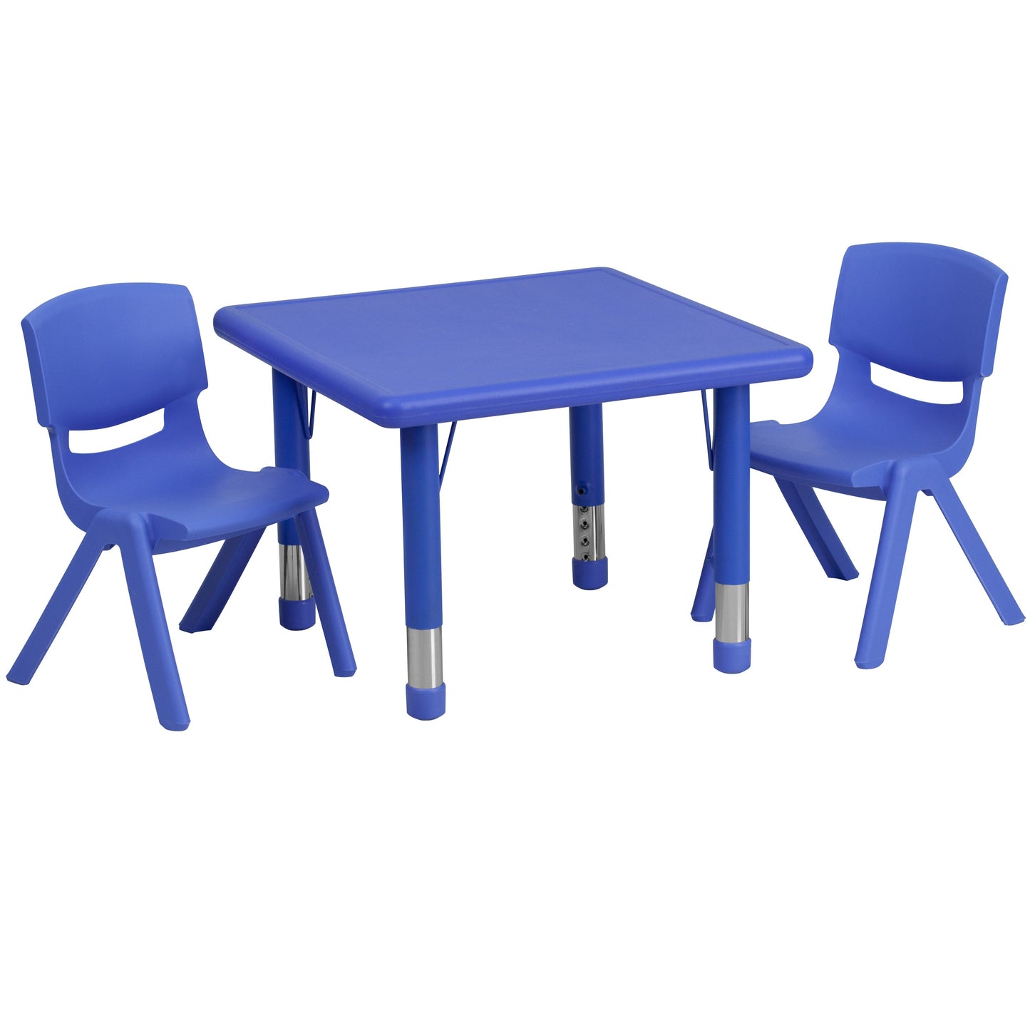 24SQ Blue Activity Table Set YU-YCX-0023-2-SQR-TBL-BLUE-R-GG