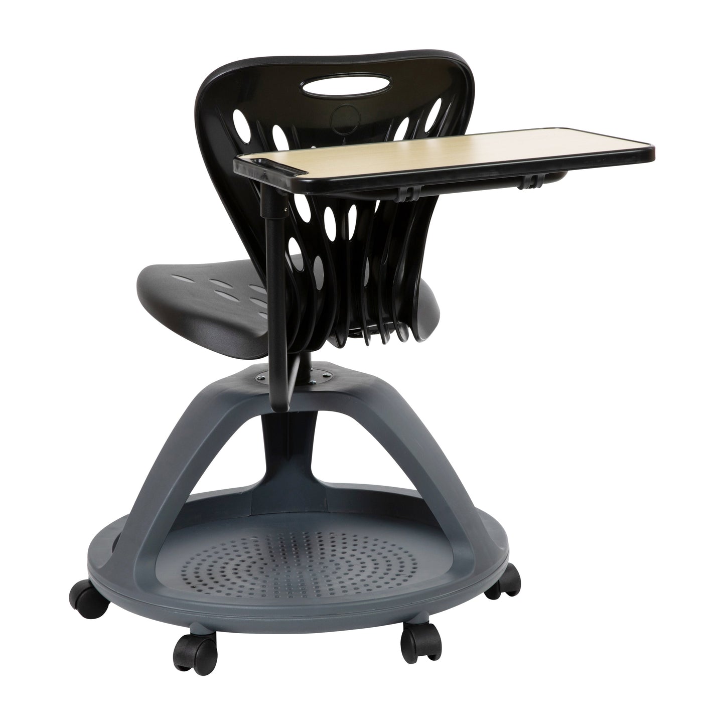 Mobile Desk Chair - Black YU-YCX-019-BK-GG