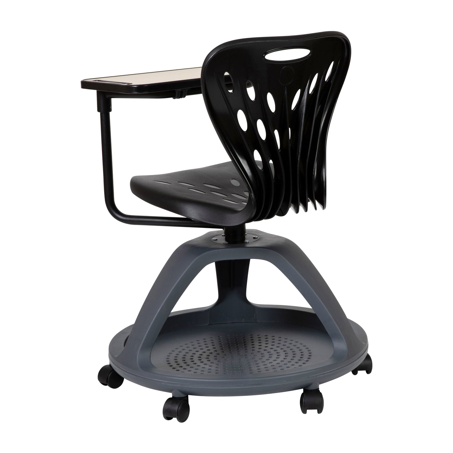 Mobile Desk Chair - Black YU-YCX-019-BK-GG