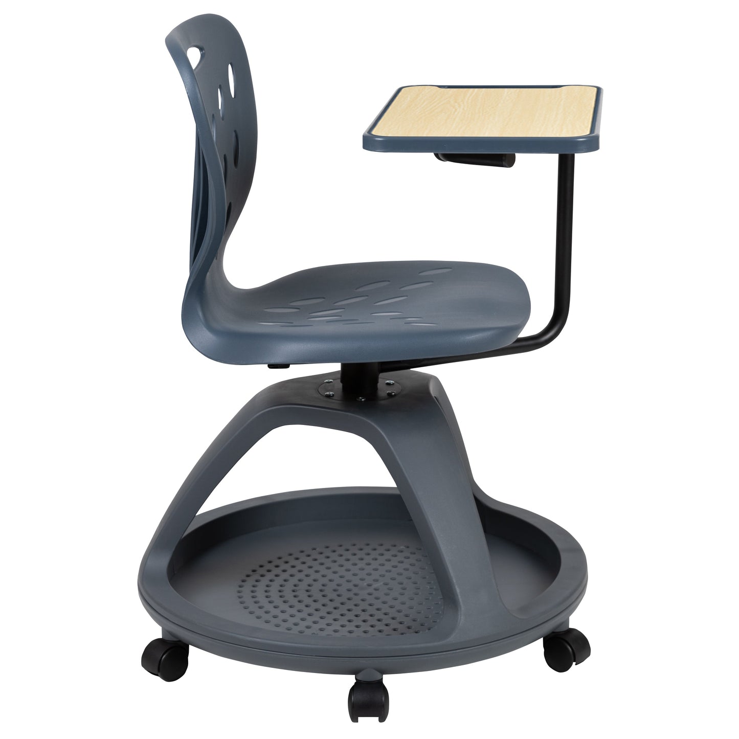 Mobile Desk Chair - Dark Gray YU-YCX-019-DG-GG