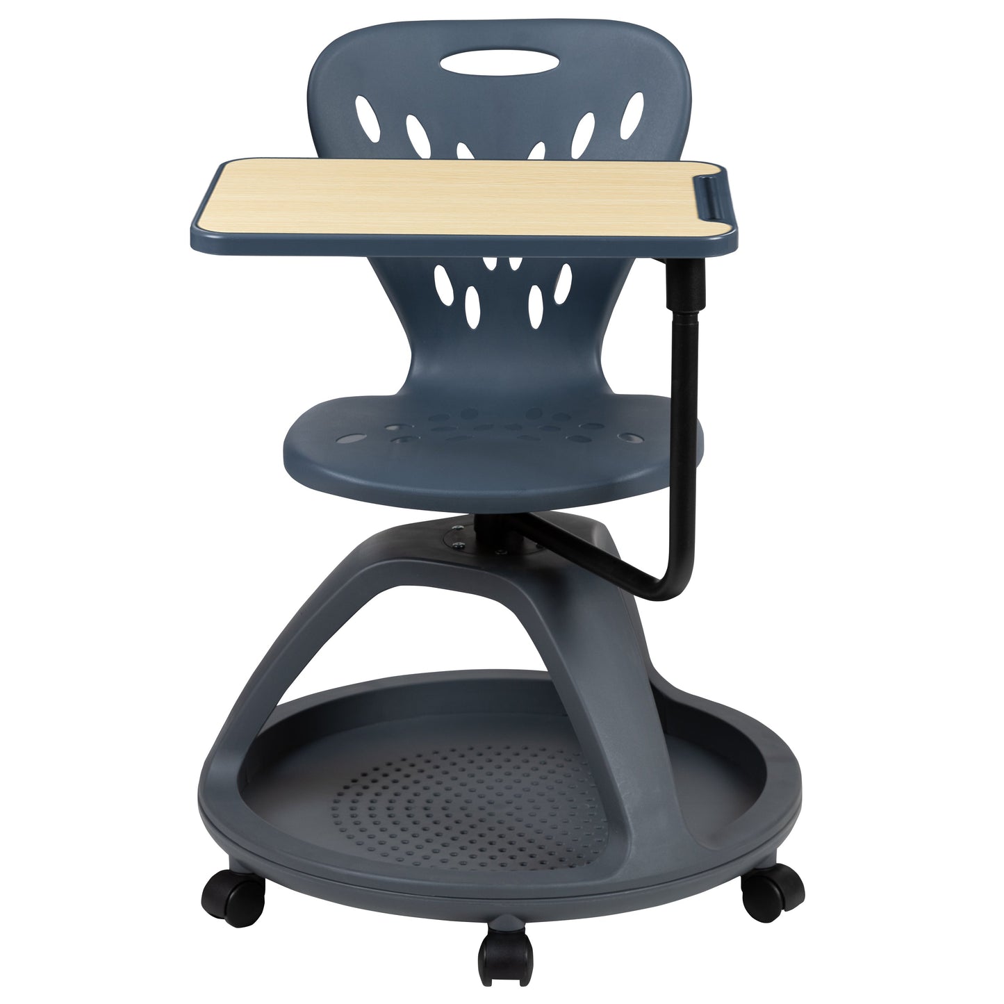 Mobile Desk Chair - Dark Gray YU-YCX-019-DG-GG