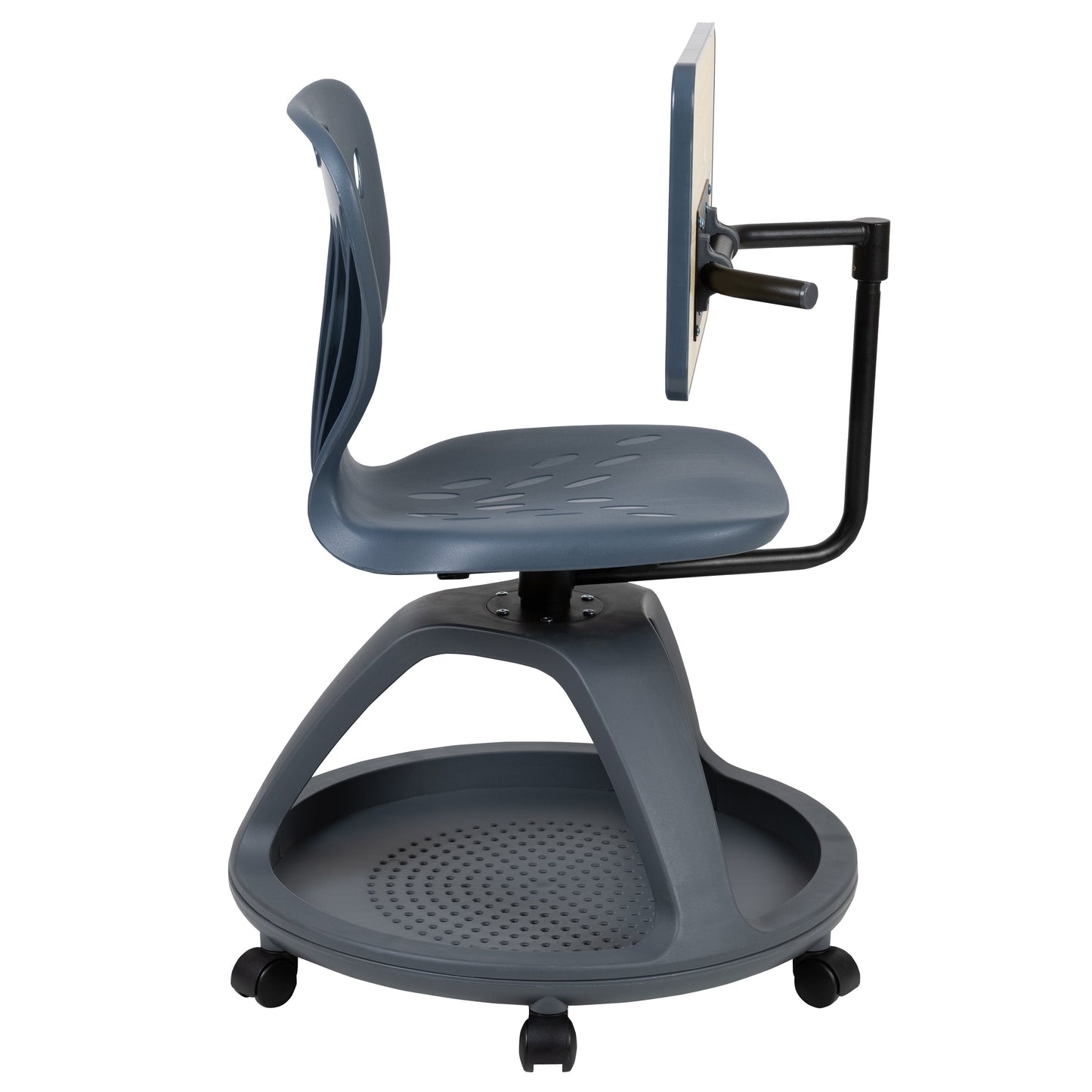 Mobile Desk Chair - Dark Gray YU-YCX-019-DG-GG