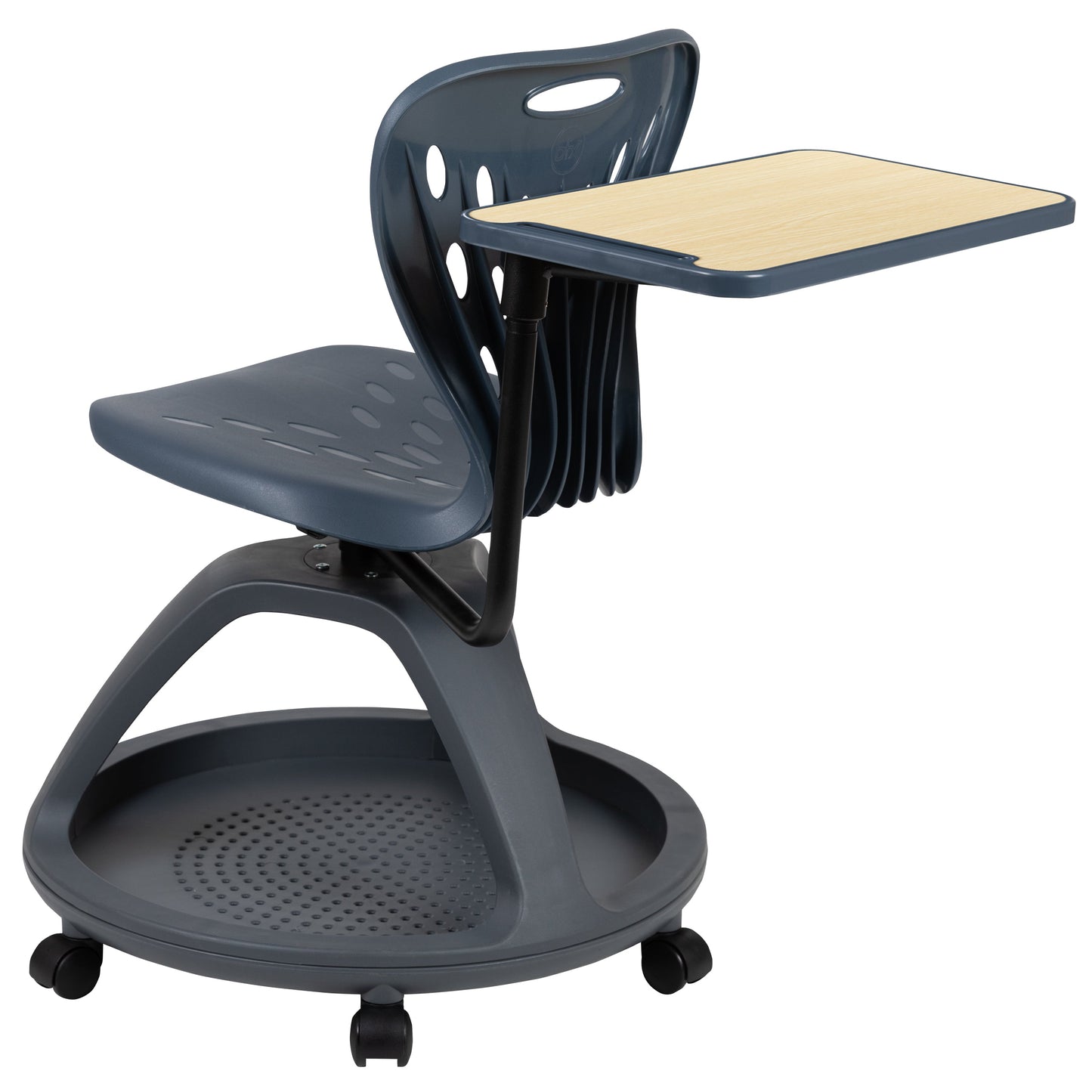 Mobile Desk Chair - Dark Gray YU-YCX-019-DG-GG