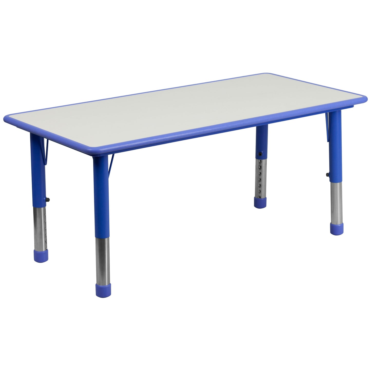 23x47 Blue Activity Table Set YU-YCY-060-0036-RECT-TBL-BLUE-GG