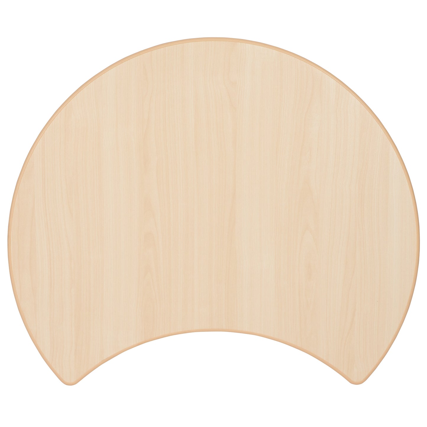 25x35 Crescent Natural Table YU-YCY-093-CIR-TBL-NAT-GG