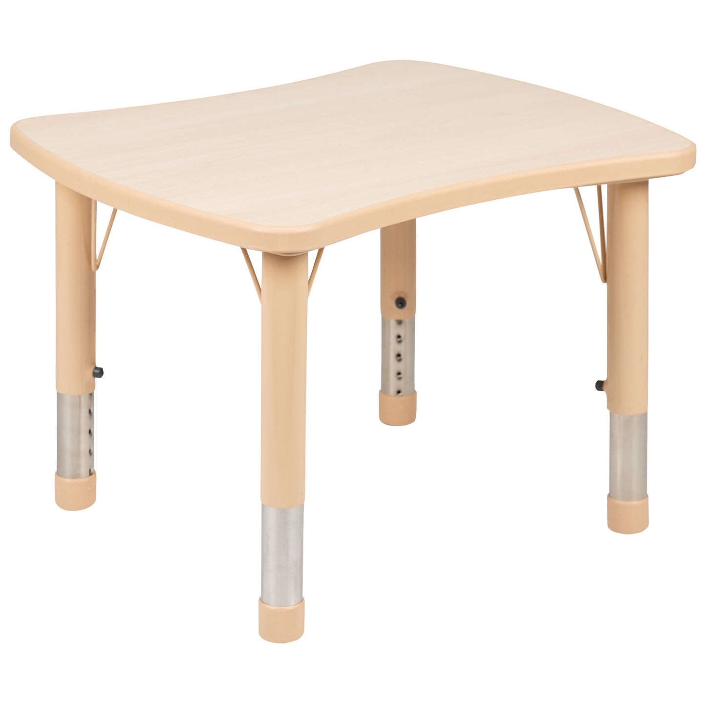 21x26 Natural Kids Table Set YU-YCY-098-0032-RECT-TBL-NAT-GG