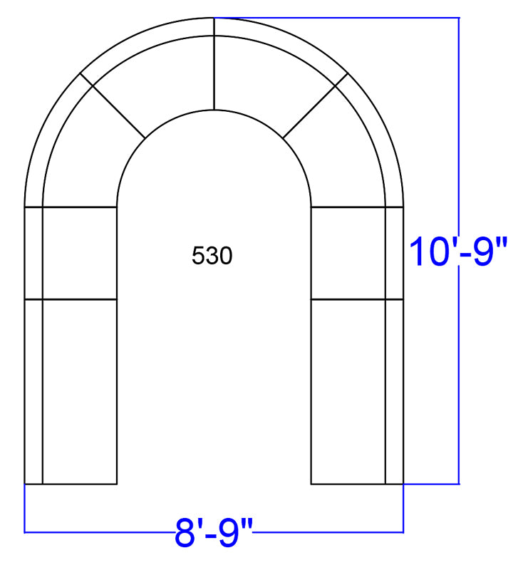 White Leather Recep Set, 8 PC ZB-803-530-SET-WH-GG