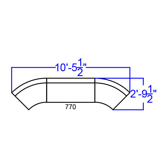 White Leather Recep Set, 3 PC ZB-803-770-SET-WH-GG