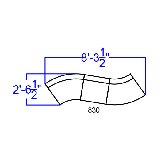 White Leather Recep Set, 3 PC ZB-803-830-SET-WH-GG