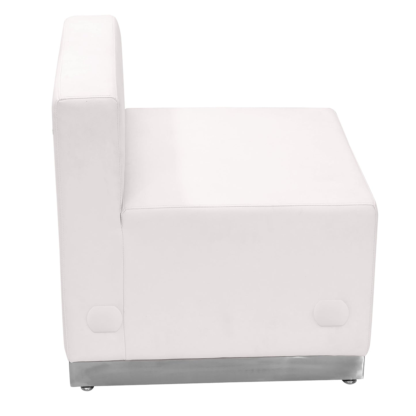 White Leather Chair ZB-803-CHAIR-WH-GG