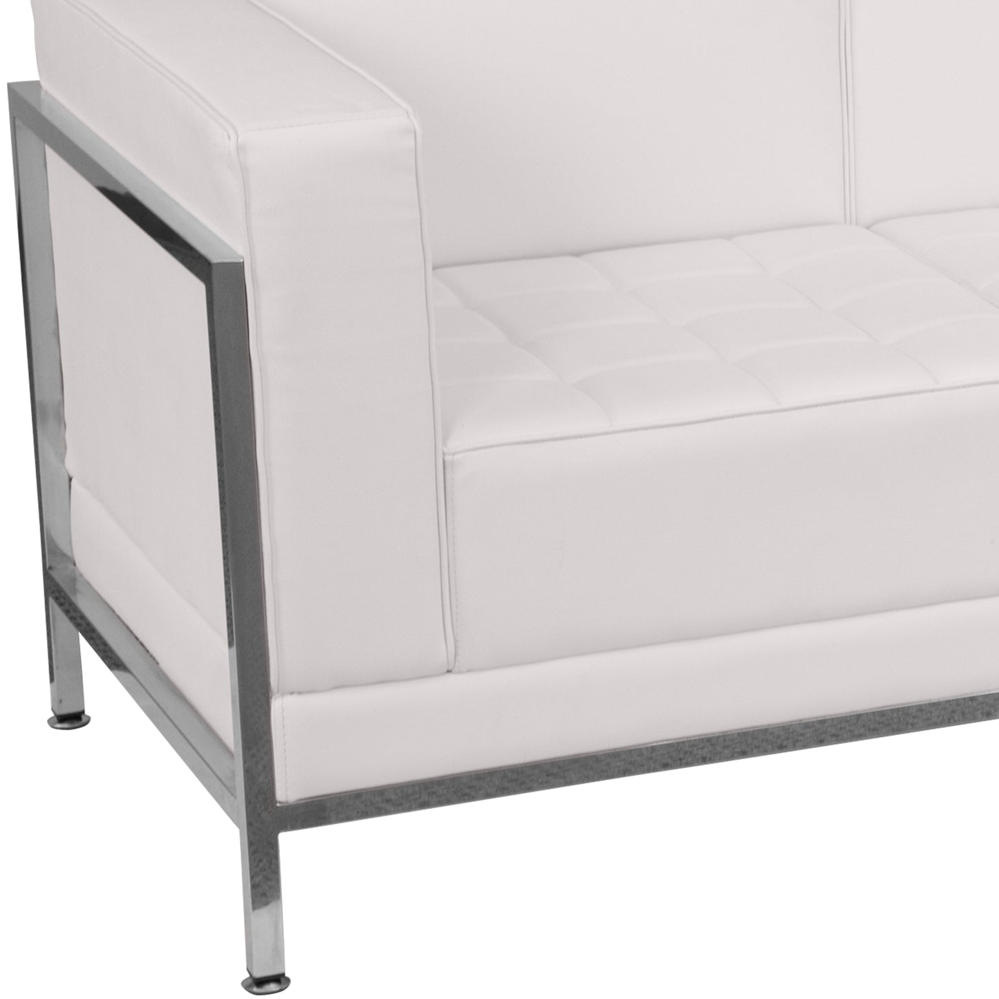 White Leather Lounge Set, 6 PC ZB-IMAG-SET20-WH-GG