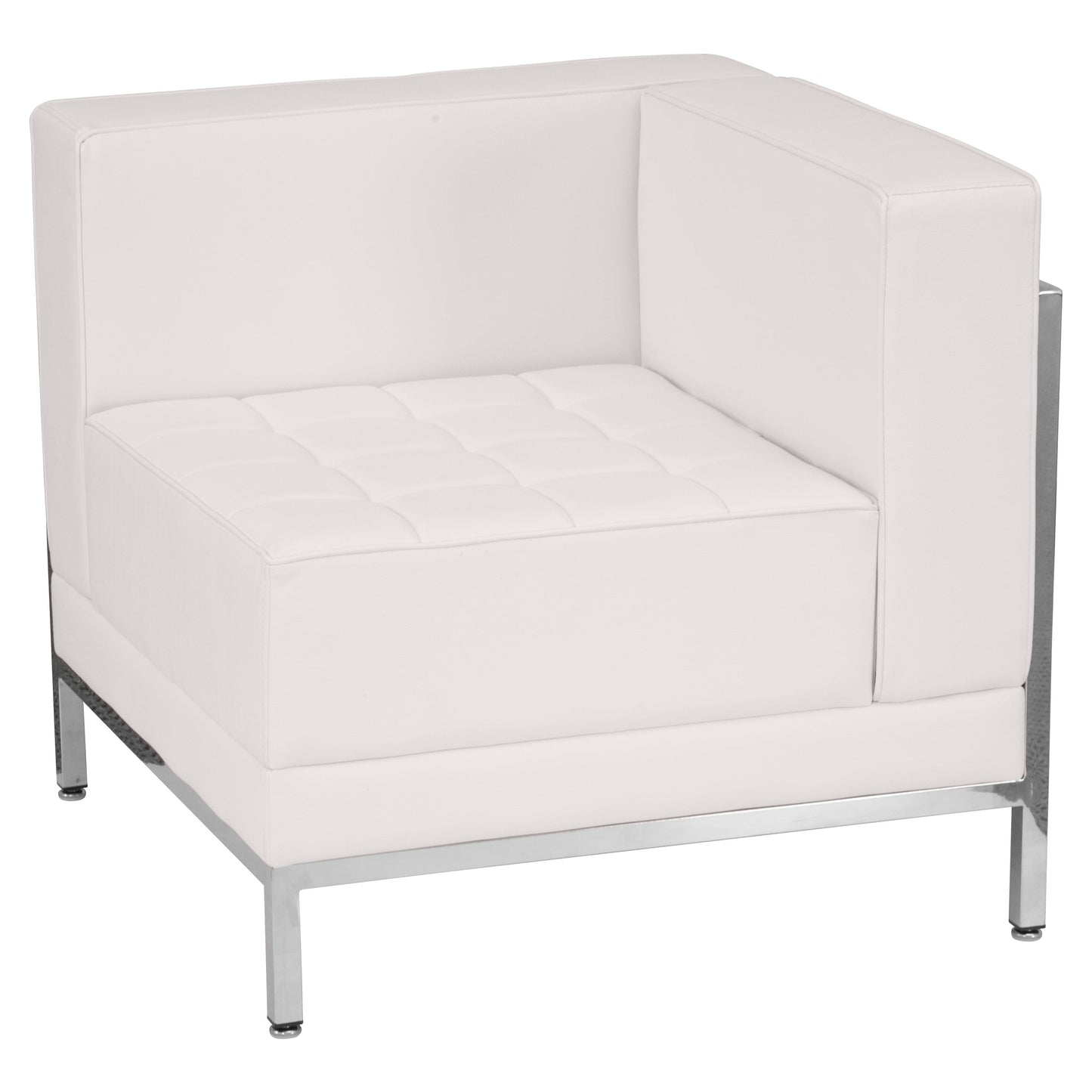 White Leather Lounge Set,12 PC ZB-IMAG-SET21-WH-GG