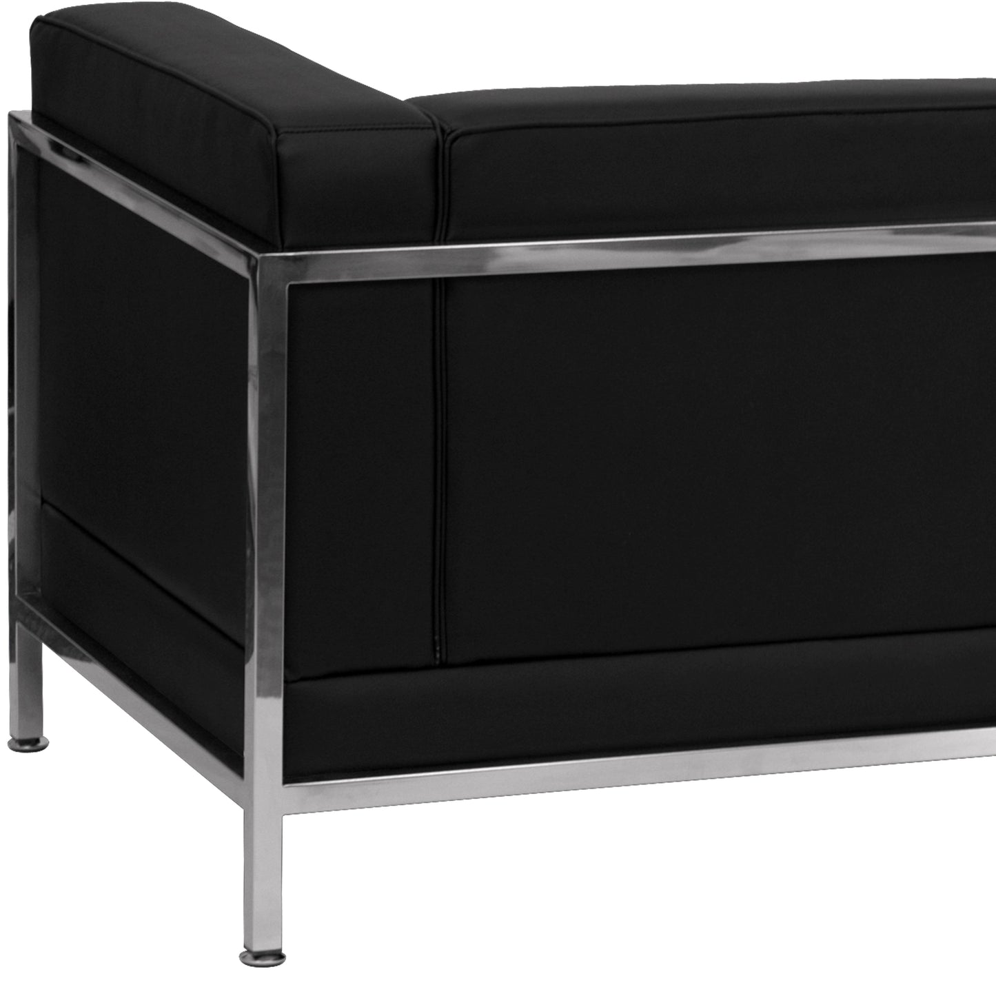 Black Leather Sofa ZB-IMAG-SOFA-GG