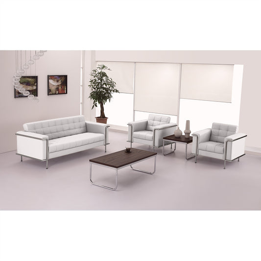 White Leather Chair ZB-LESLEY-8090-CHAIR-WH-GG