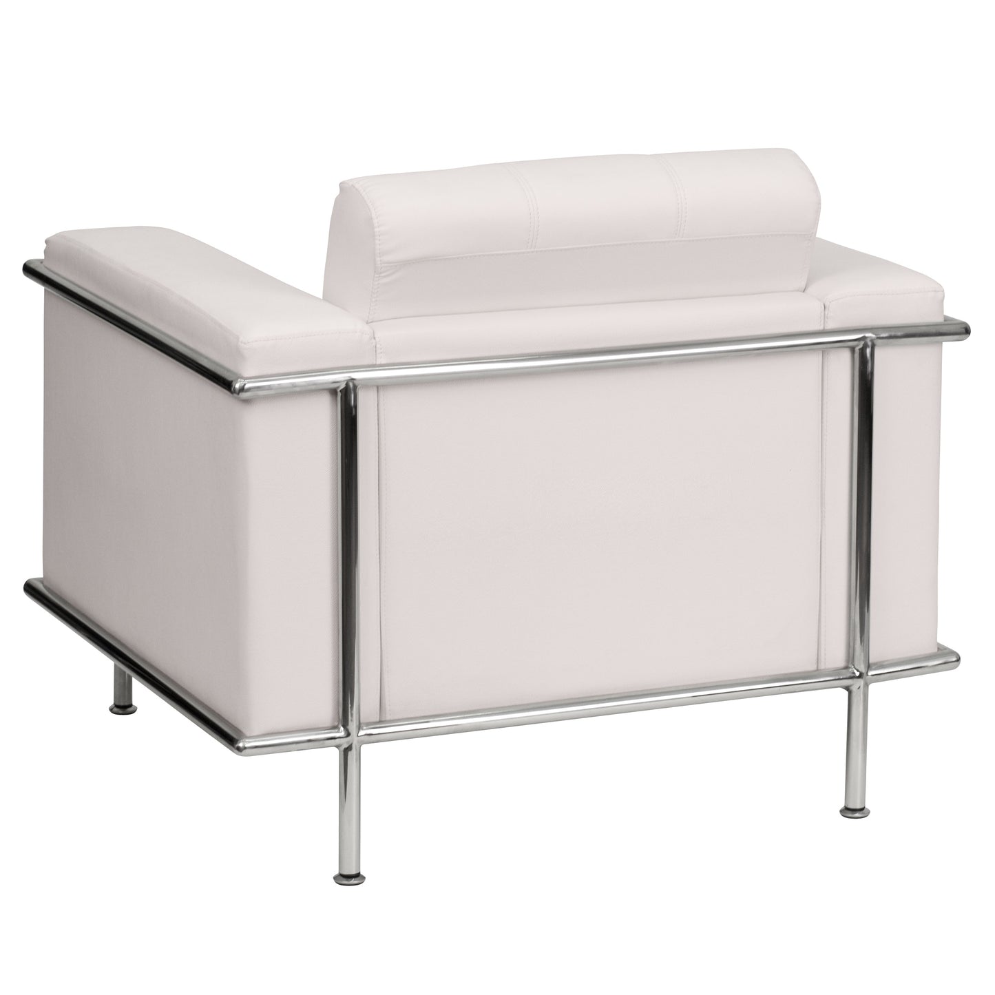 White Leather Chair ZB-LESLEY-8090-CHAIR-WH-GG