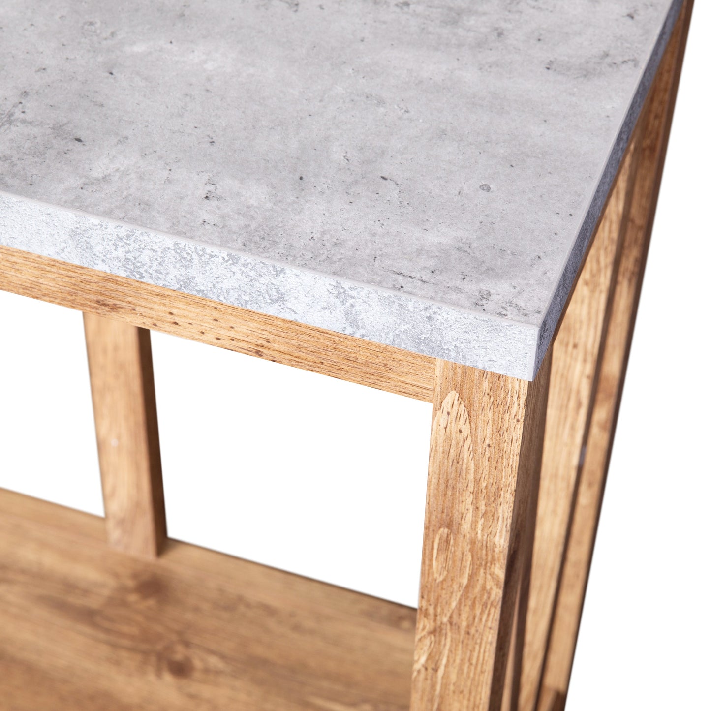 Warm Oak/Concrete Entry Table ZG-034-WOAK-CONC-GG