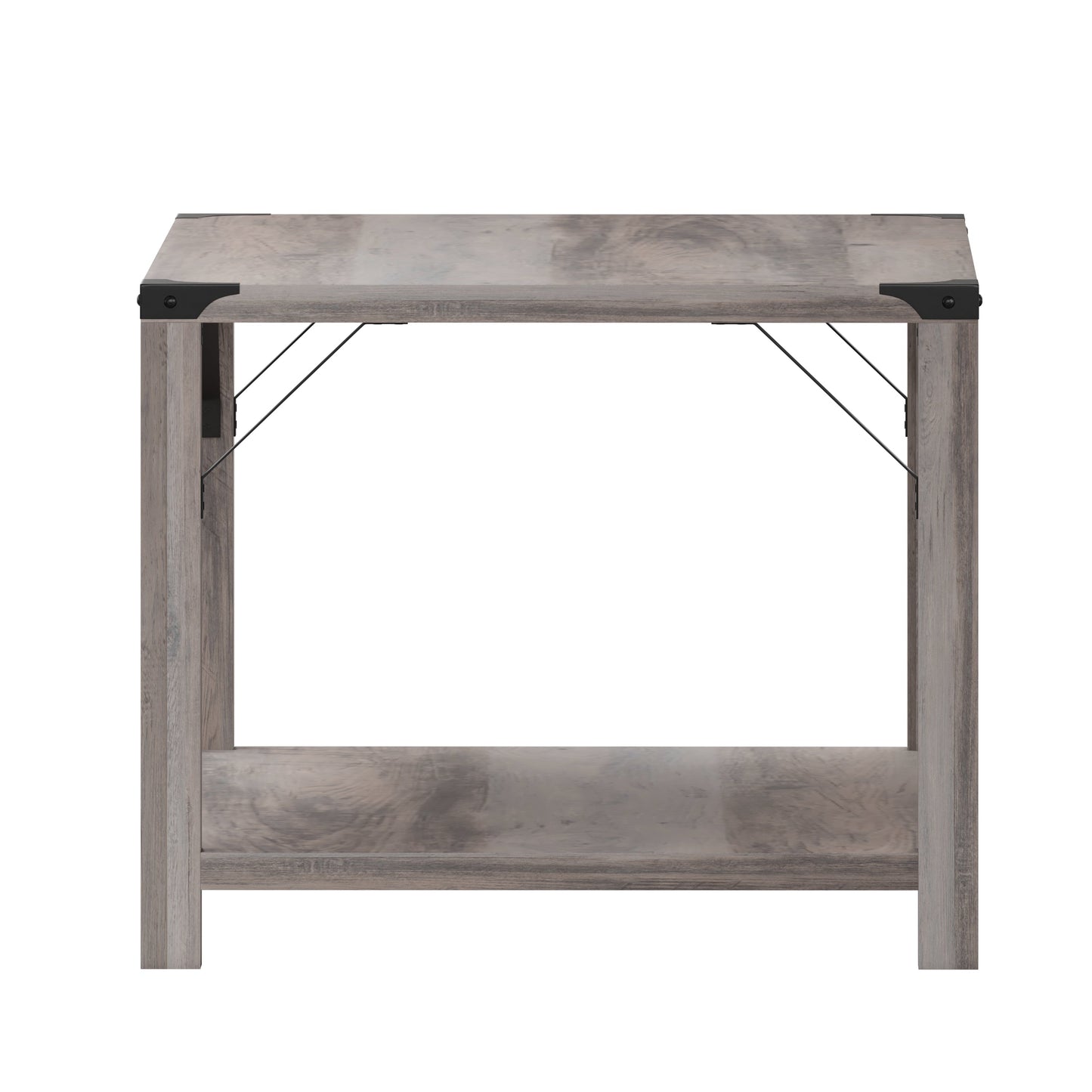 Gray Wash 2 Tier Coffee Table ZG-037-GY-GG