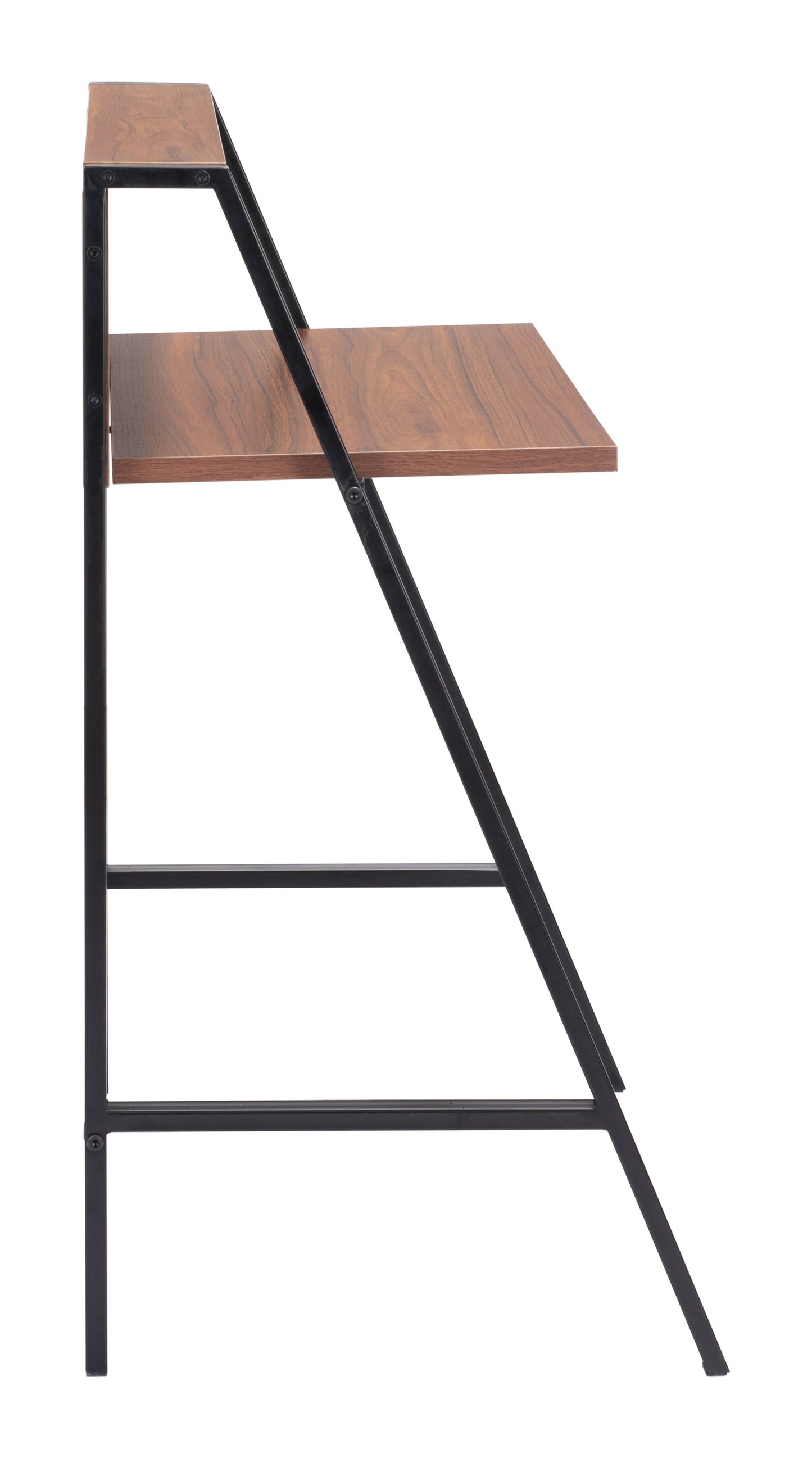 Poland Desk Walnut & Black