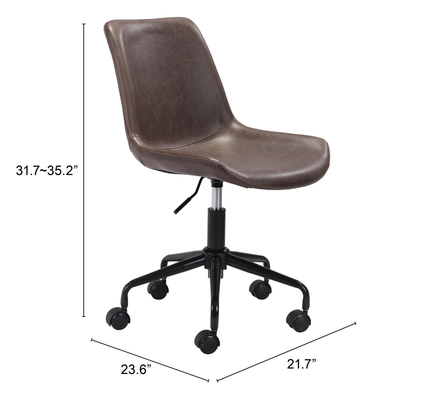 Byron Office Chair Brown