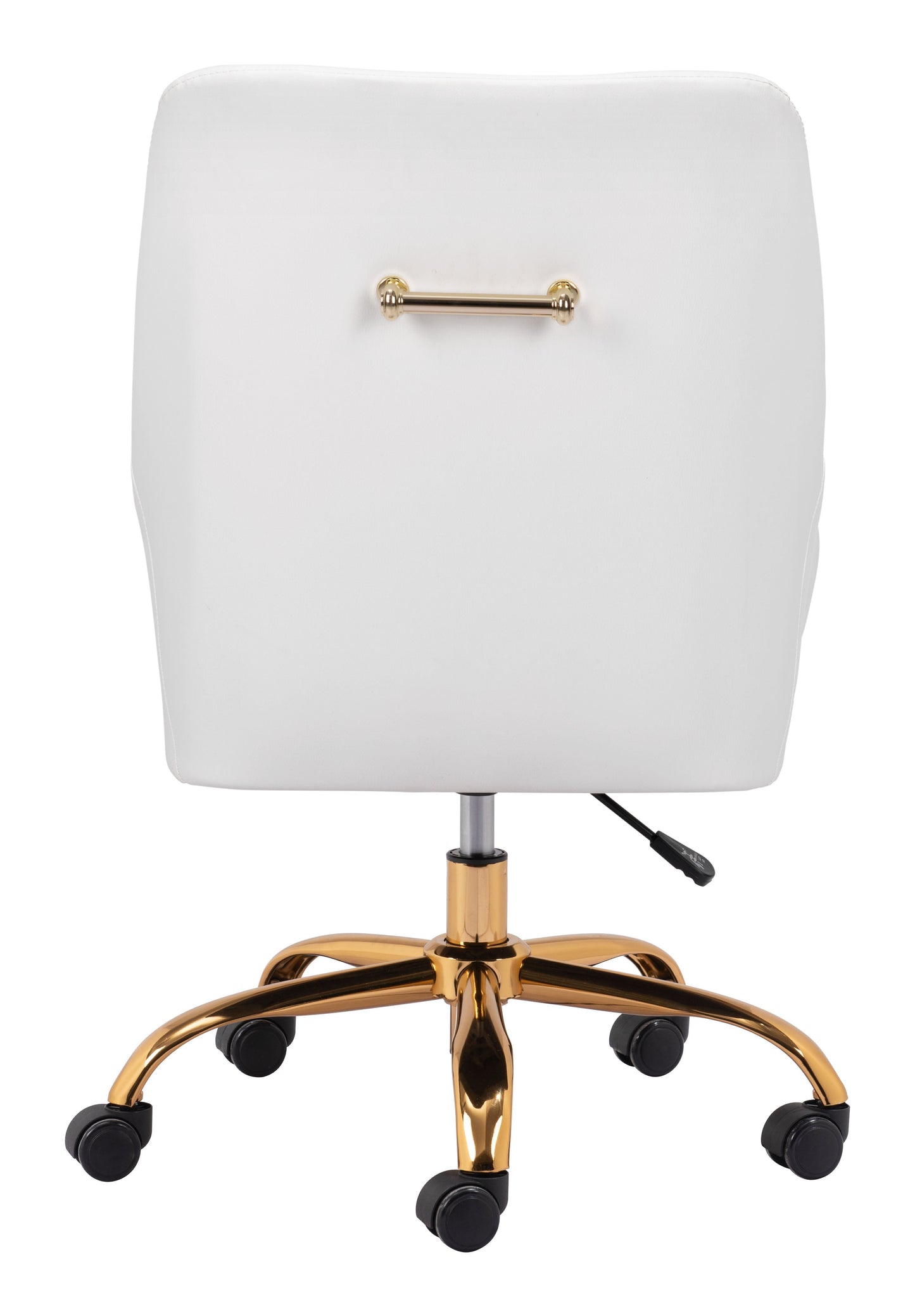 Madelaine Office Chair White & Gold