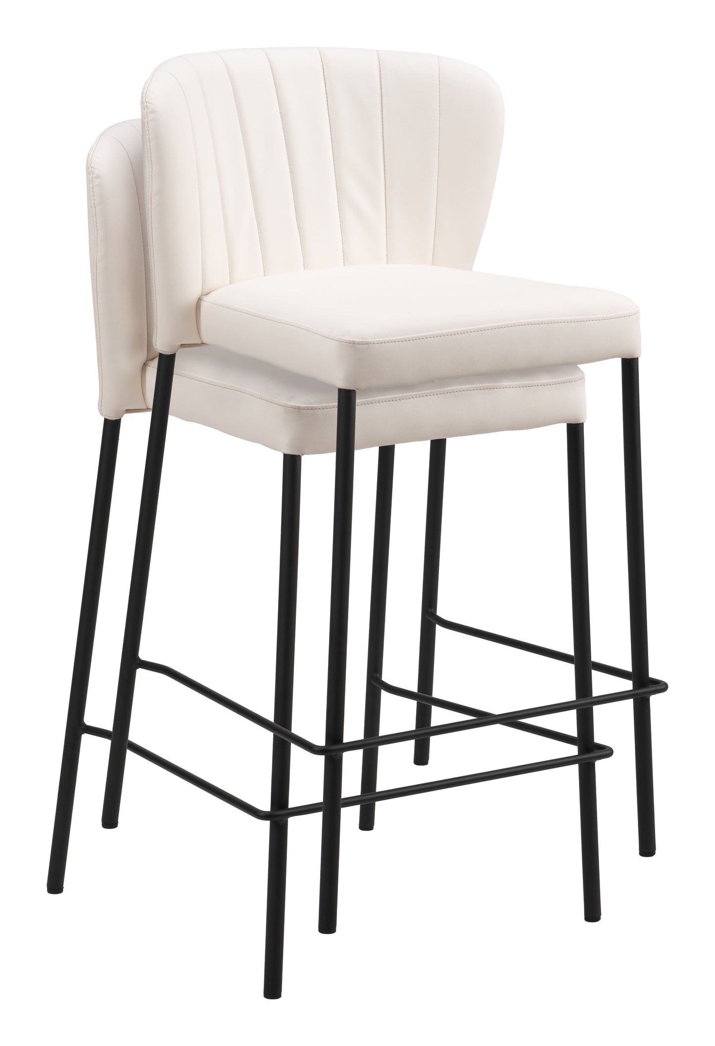 Linz Counter Stool (Set of 2) Cream