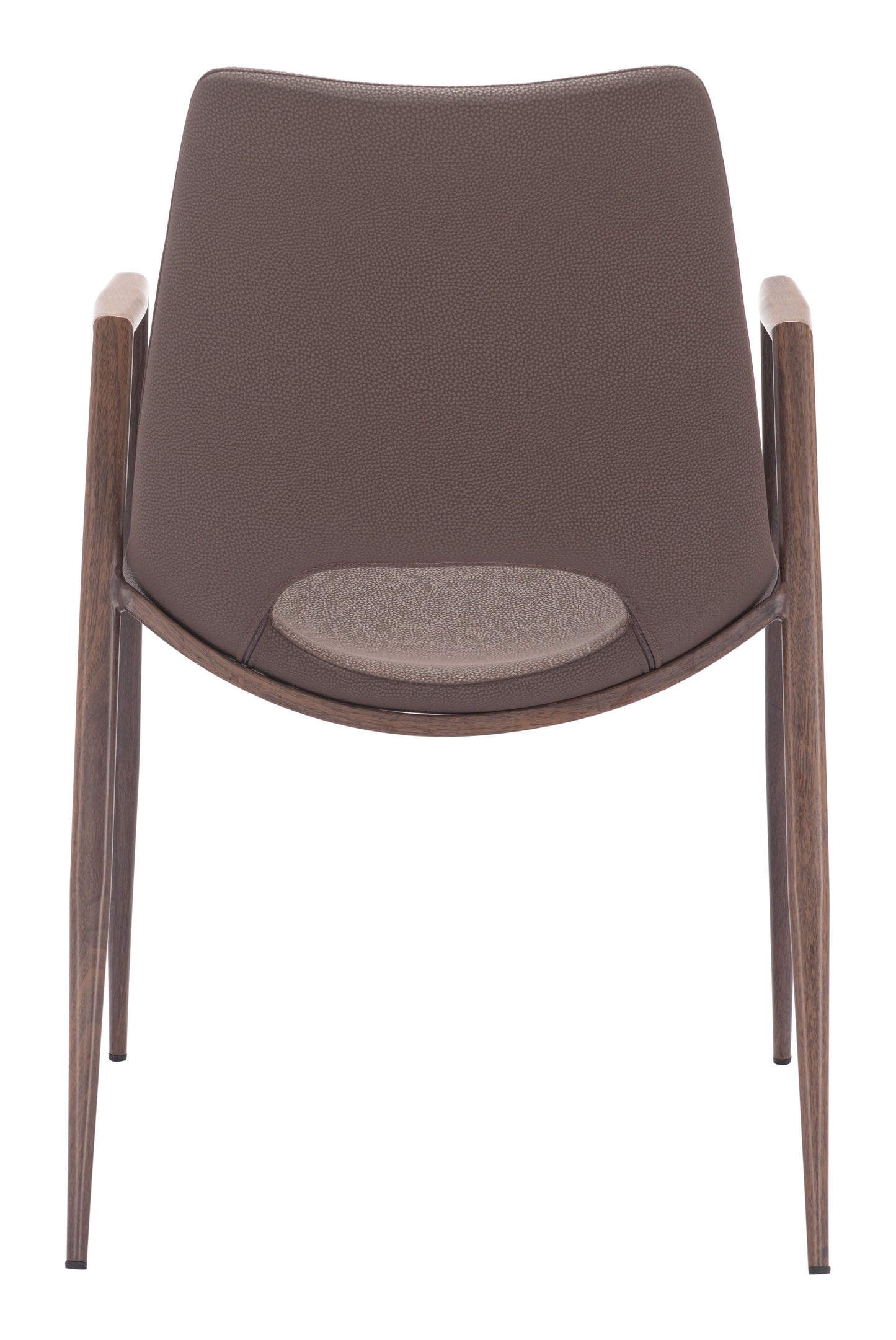 Desi Dining Chair (Set of 2) Brown & Walnut