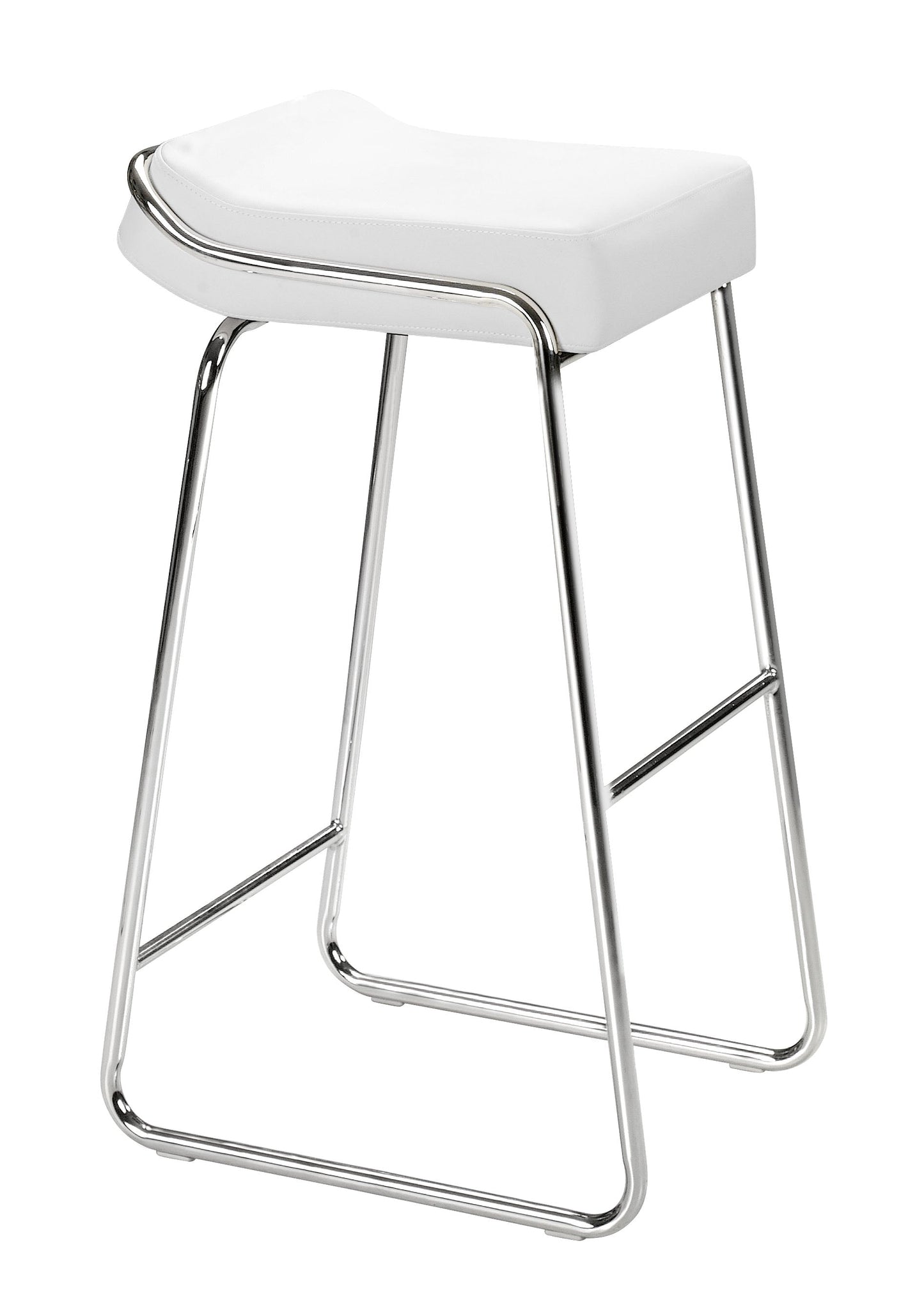 Wedge Barstool (Set of 2) White