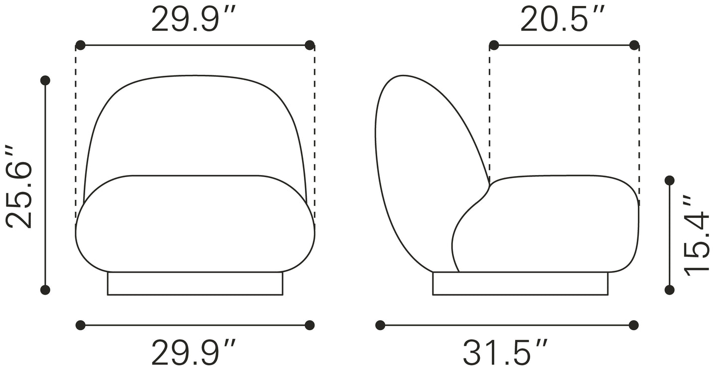 Myanmar Accent Chair Cream