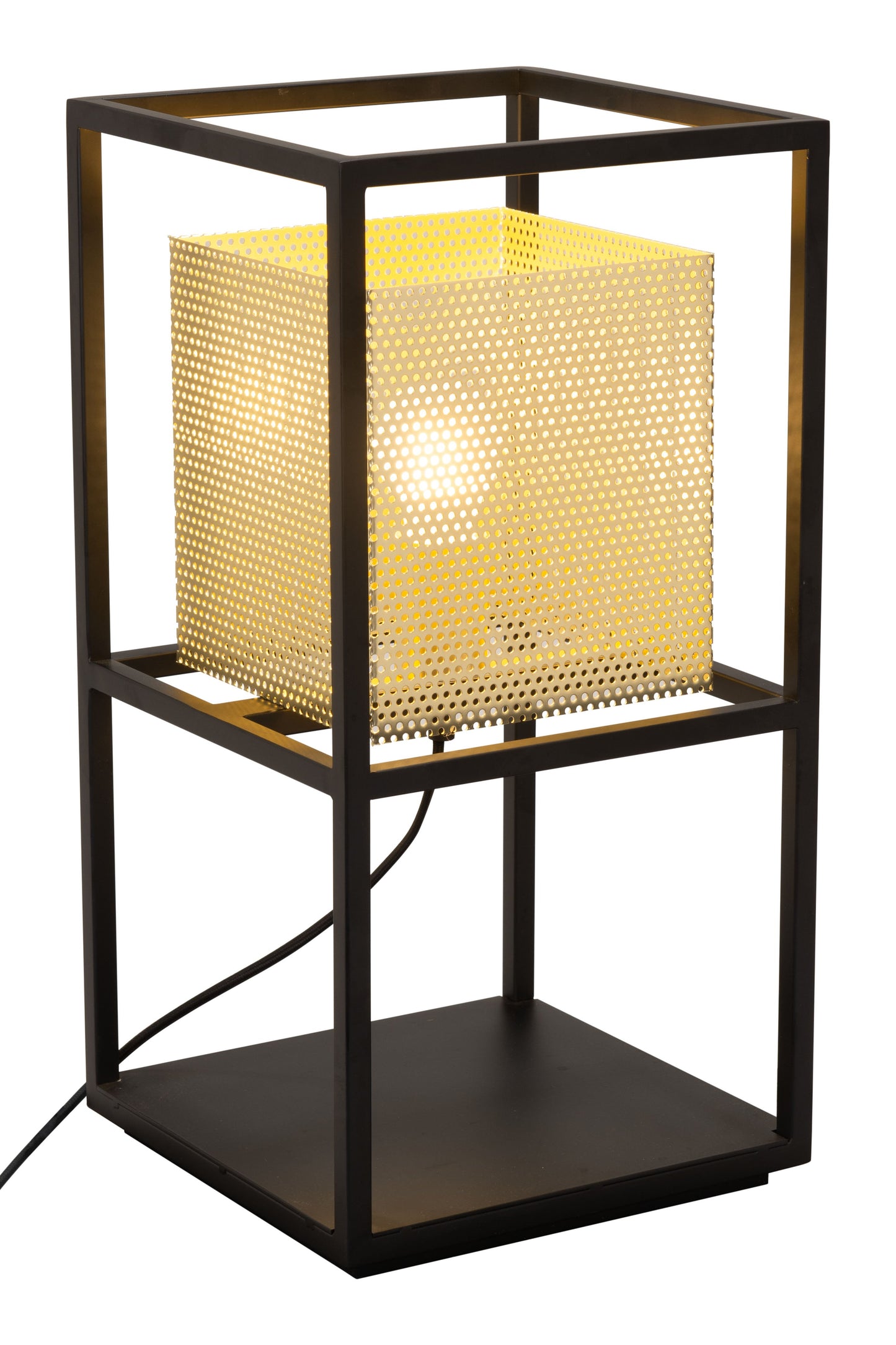 Yves Table Lamp Gold & Black