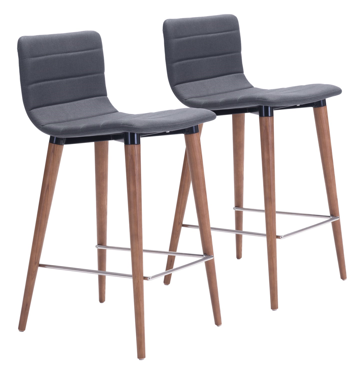 Jericho Counter Stool (Set of 2) Gray