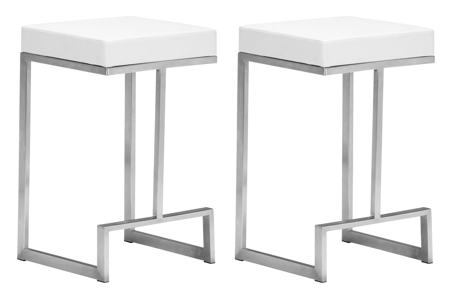 Darwen Counter Stool (Set of 2) White