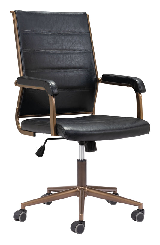 Auction Office Chair Vintage Black