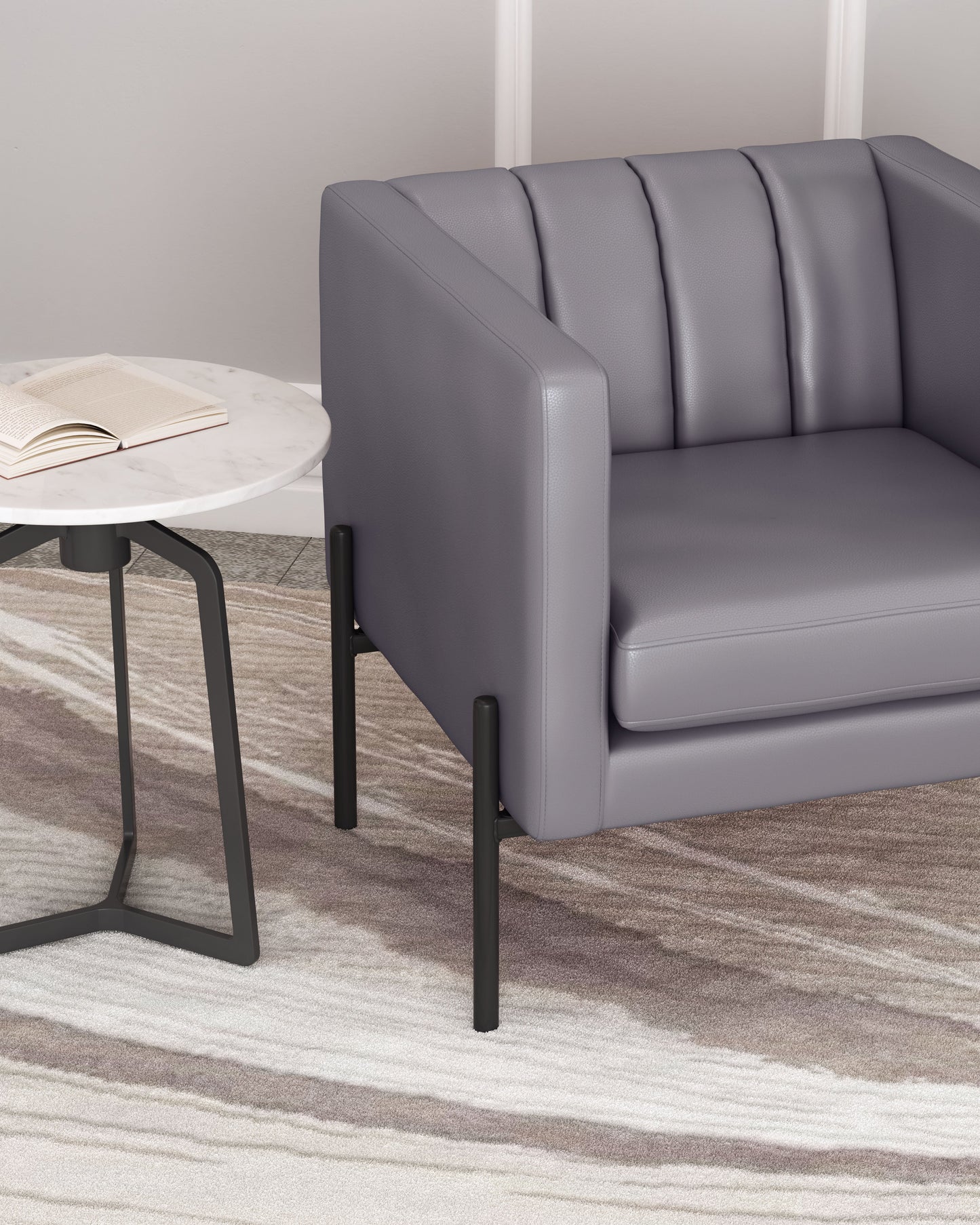 Jess Accent Chair Gray