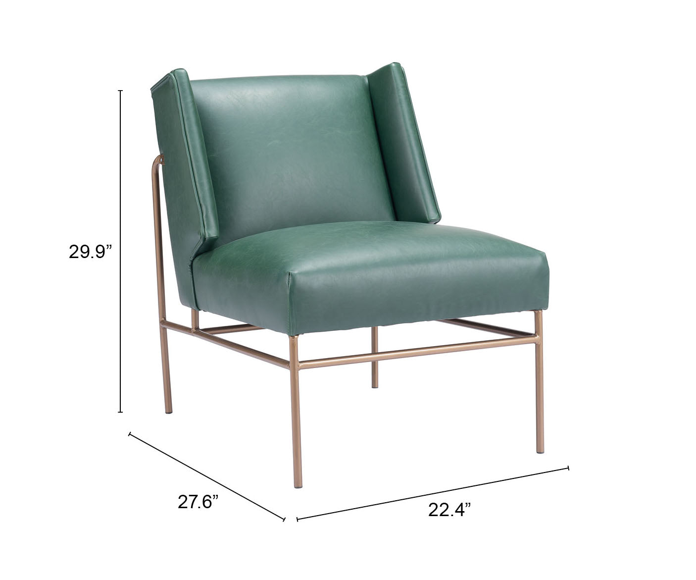 Atlanta Accent Chair Green