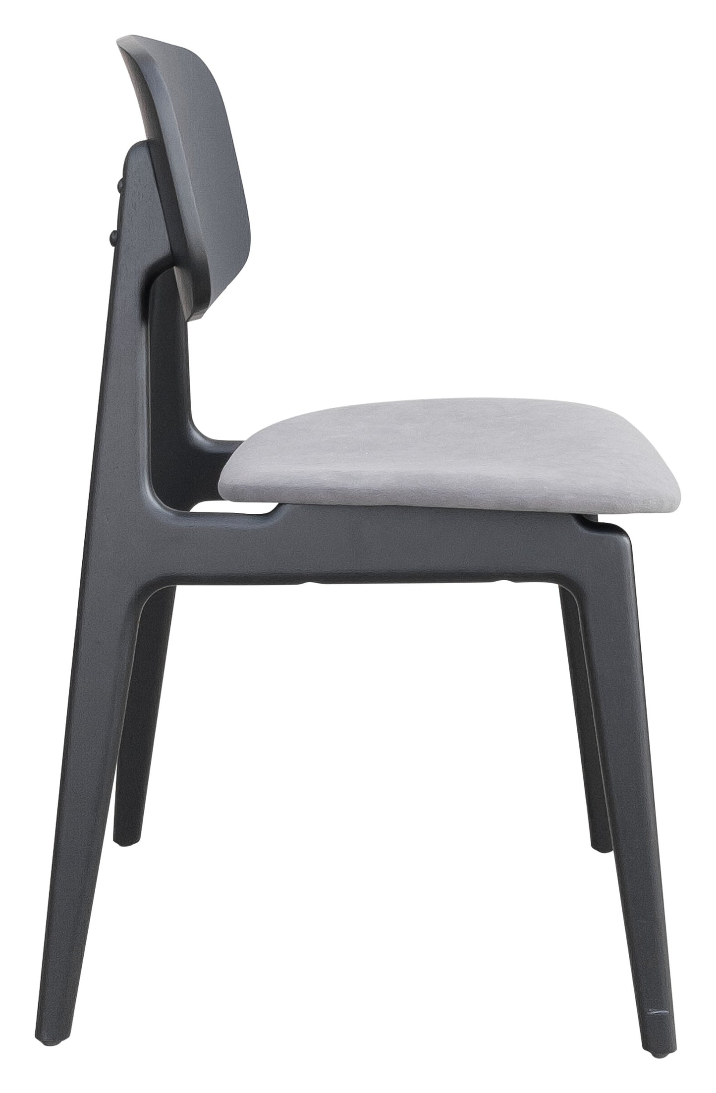 Othello Dining Chair (Set of 2) Gray & Black