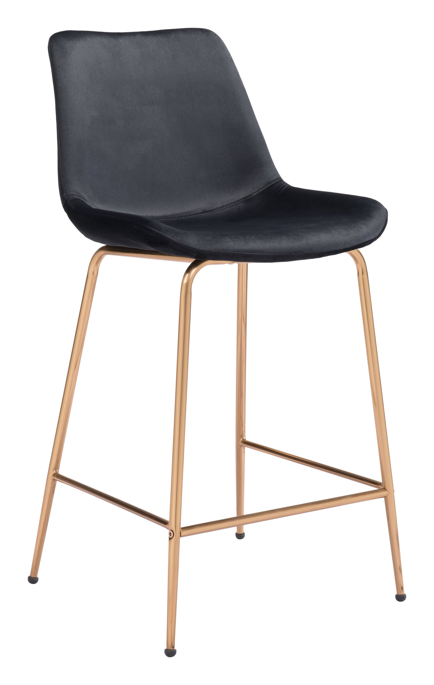 Tony Counter Stool Black & Gold