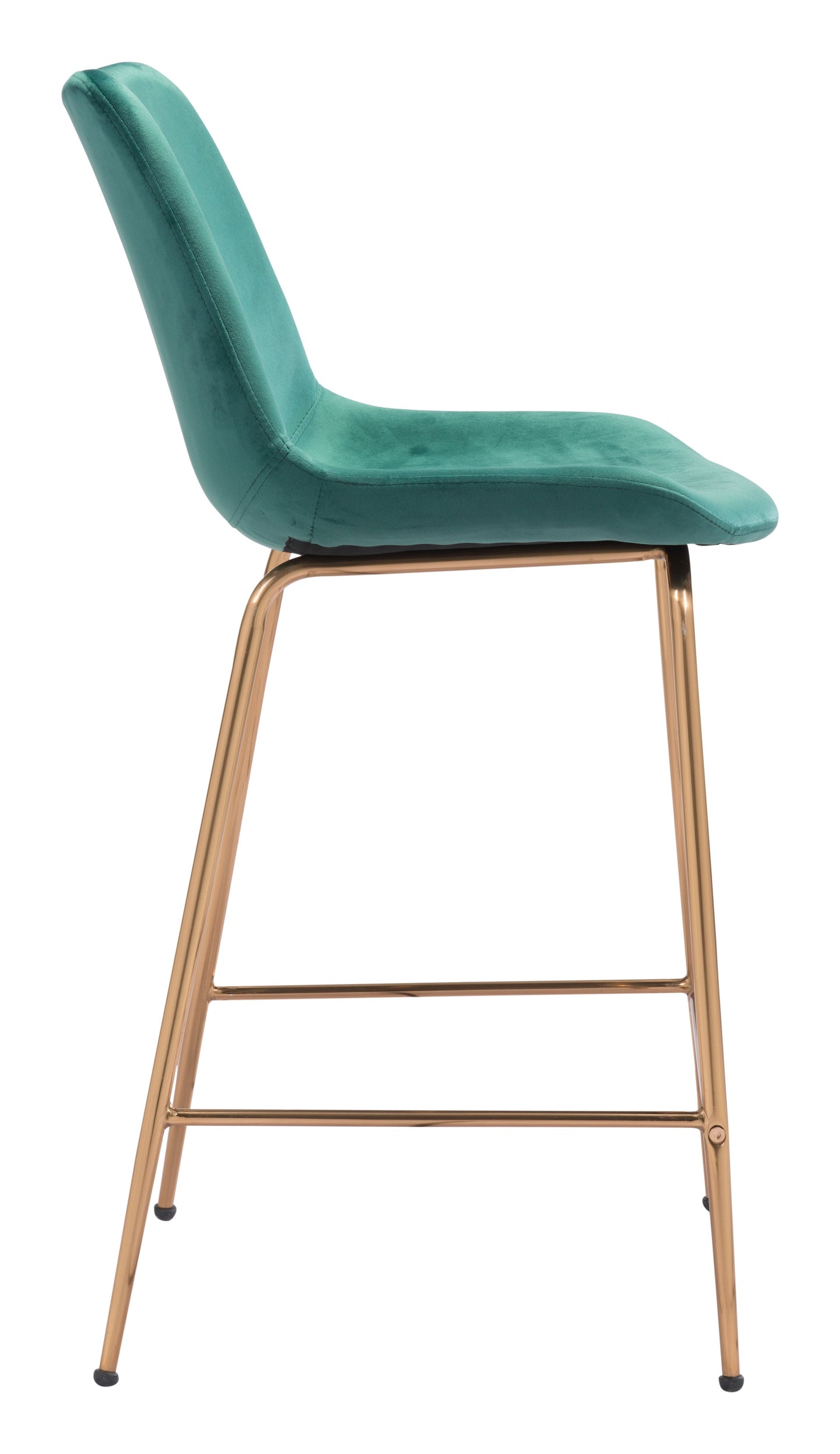 Tony Counter Stool Green & Gold