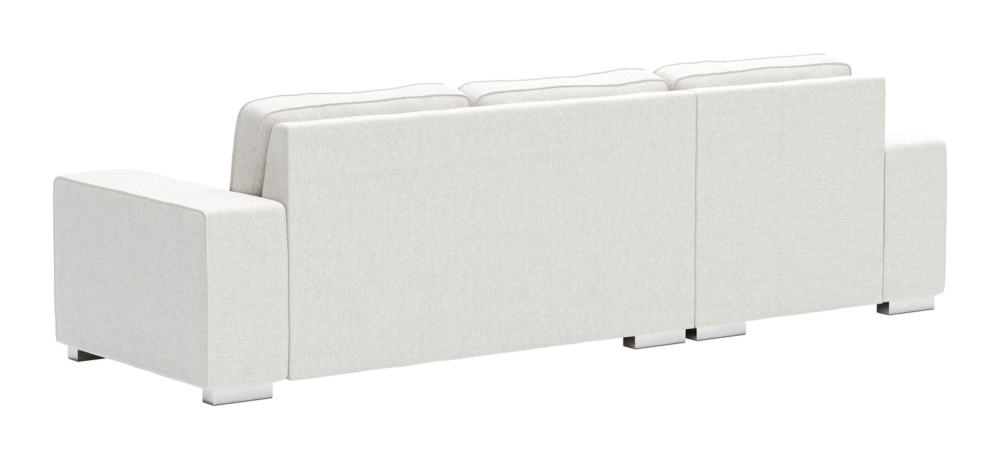 Brickell Sectional White