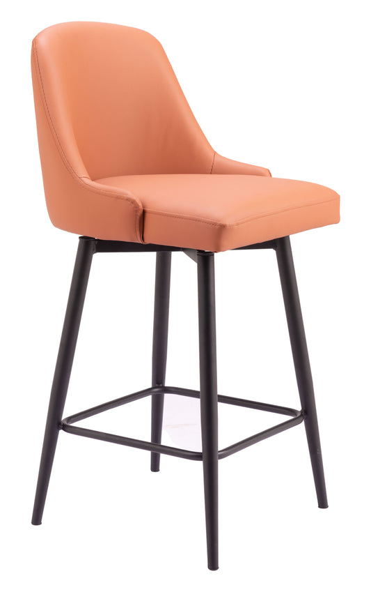 Keppel Swivel Counter Stool Brown