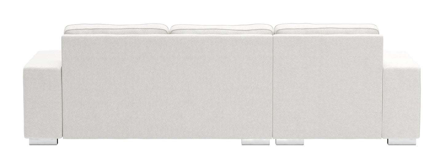 Brickell Sectional White