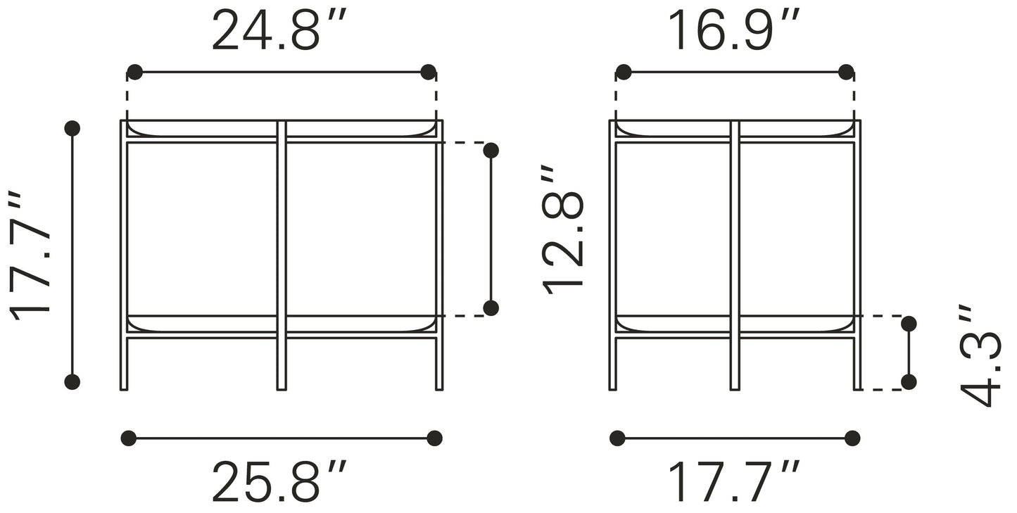 Bronson Coffee Table Bronze