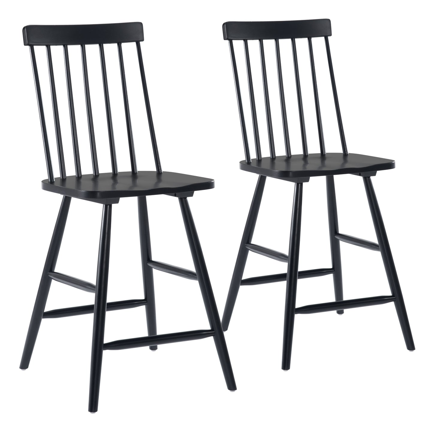 Ashley Counter Stool (Set of 2) Black