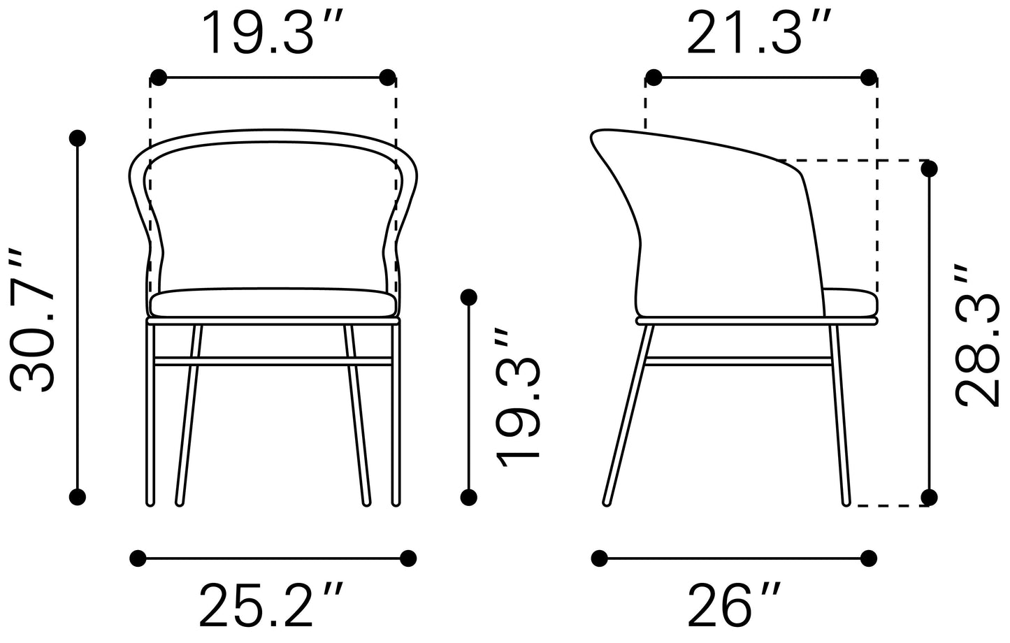 Freycinet Dining Chair Natural